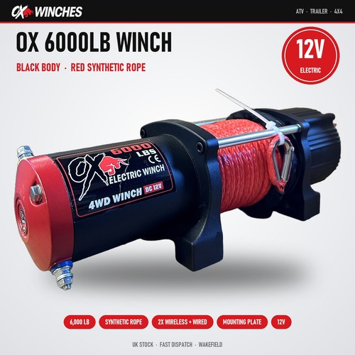 Winches 6000lbs argano - winches,