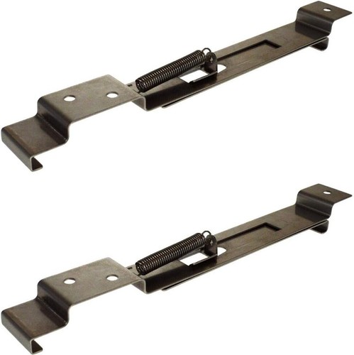 Coppia staffe targa quadrate - staffe,
