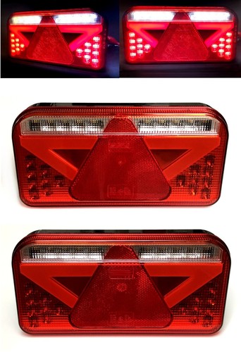 Led luce posteriore 12v 24v - 2x,