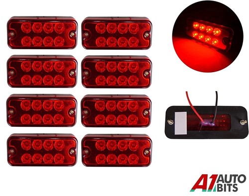 Segnapasso rosso lato led - rosso,