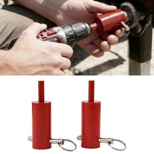 Trailer jack drill adapter - trailer,